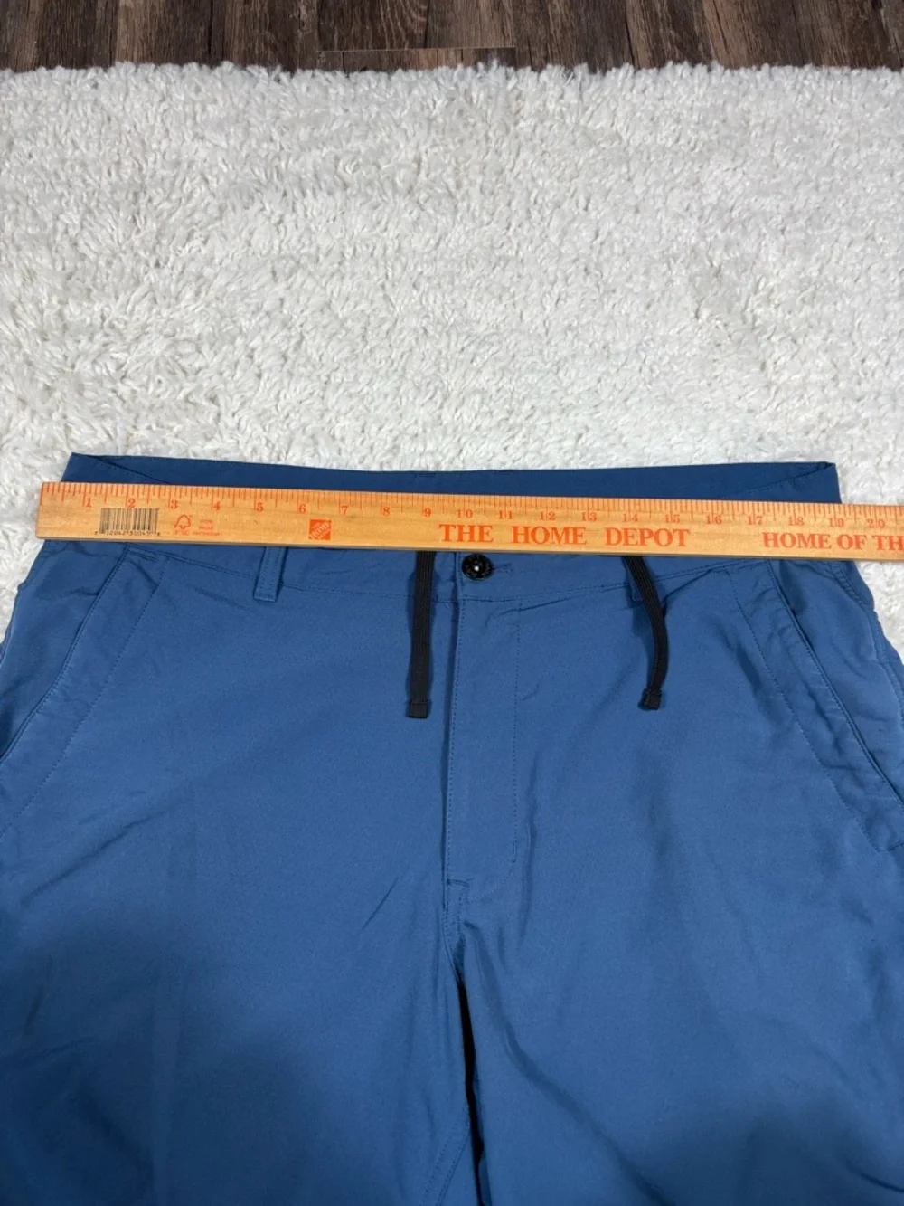 The North Face Paramount Active Shorts Mens 36 Blue FlashDry Hiking Stretch